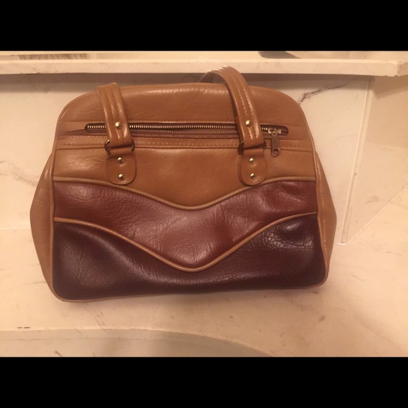 True Vintage Bowling Bag Leather Purse♥️ - Picture 2 of 8